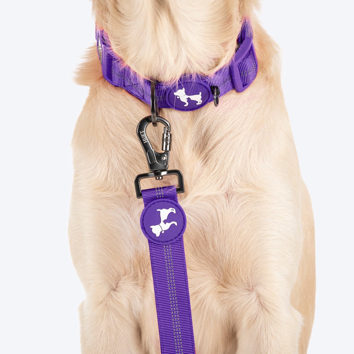 HUFT Comfort Plus Leash For Dog - Purple - Heads Up For Tails