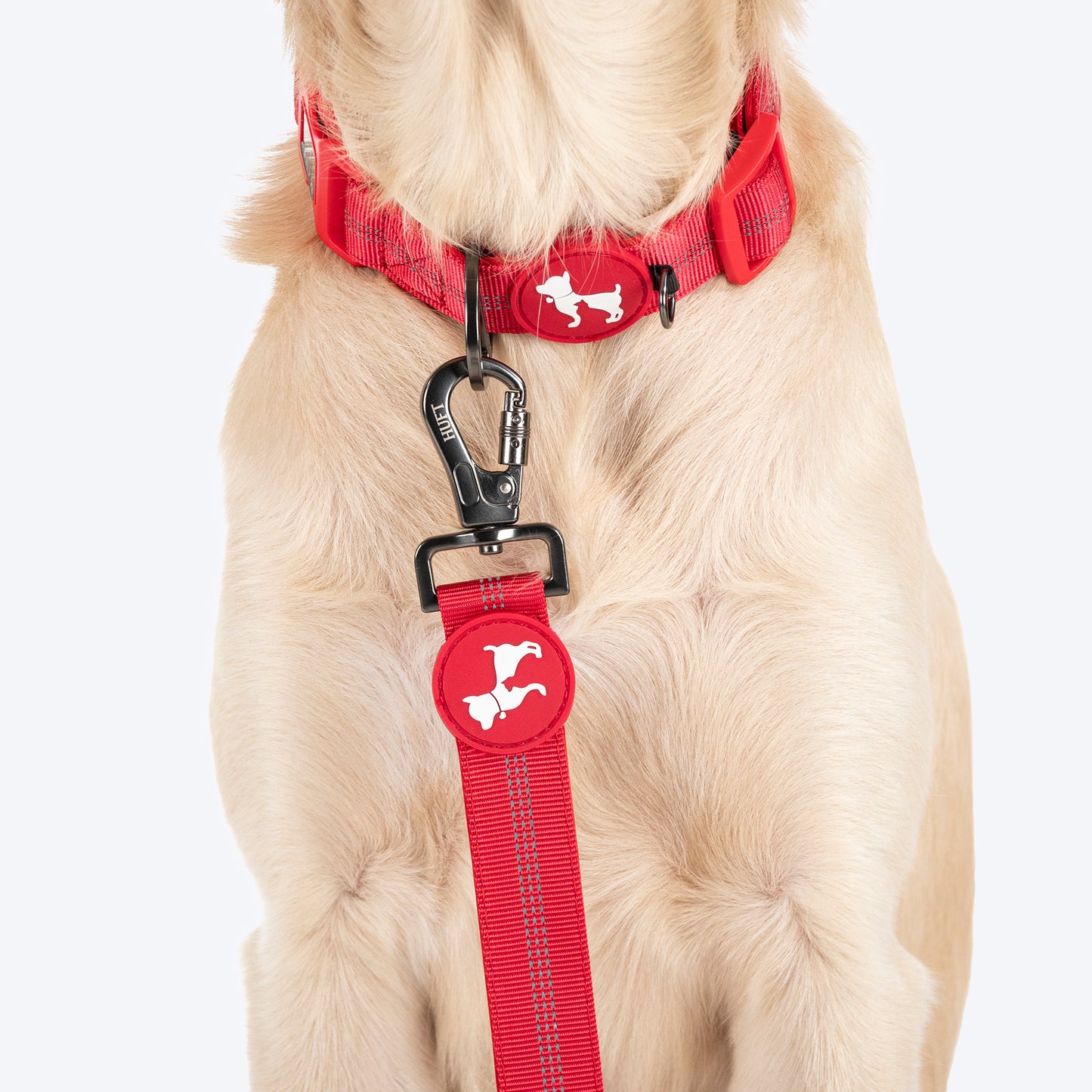 HUFT Comfort Plus Leash For Dog - Red - Heads Up For Tails