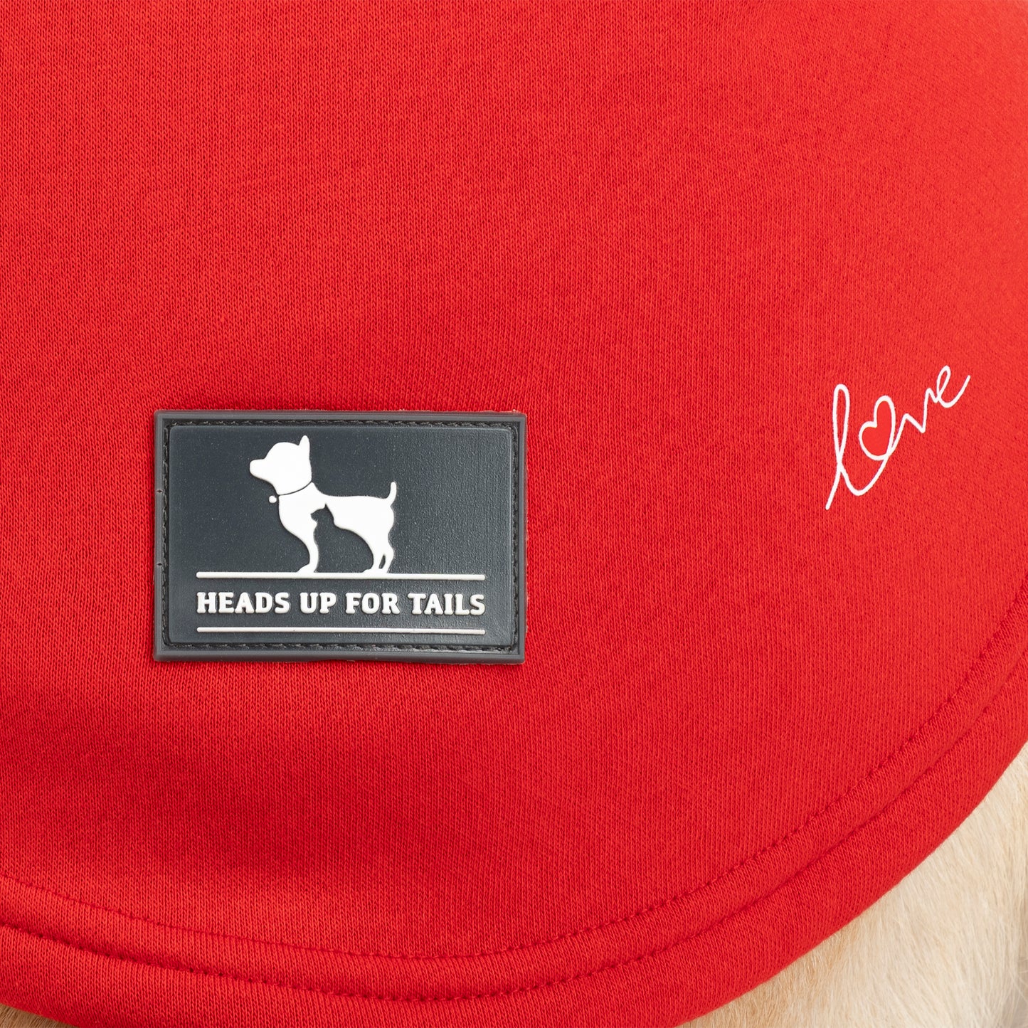 HUFT Woof Squad Sweatshirt For Dog - Red - Heads Up For Tails