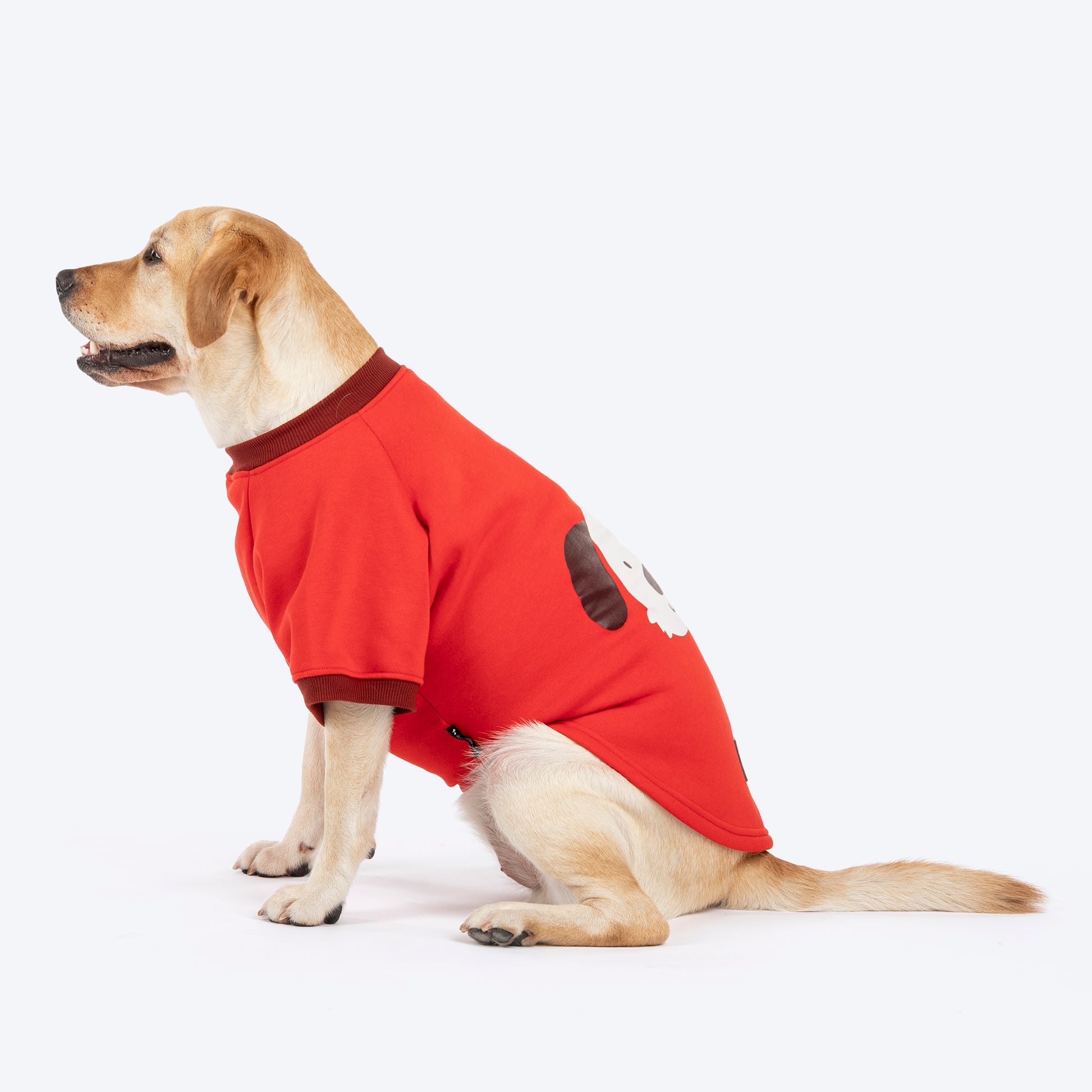 HUFT Woof Squad Sweatshirt For Dog - Red - Heads Up For Tails