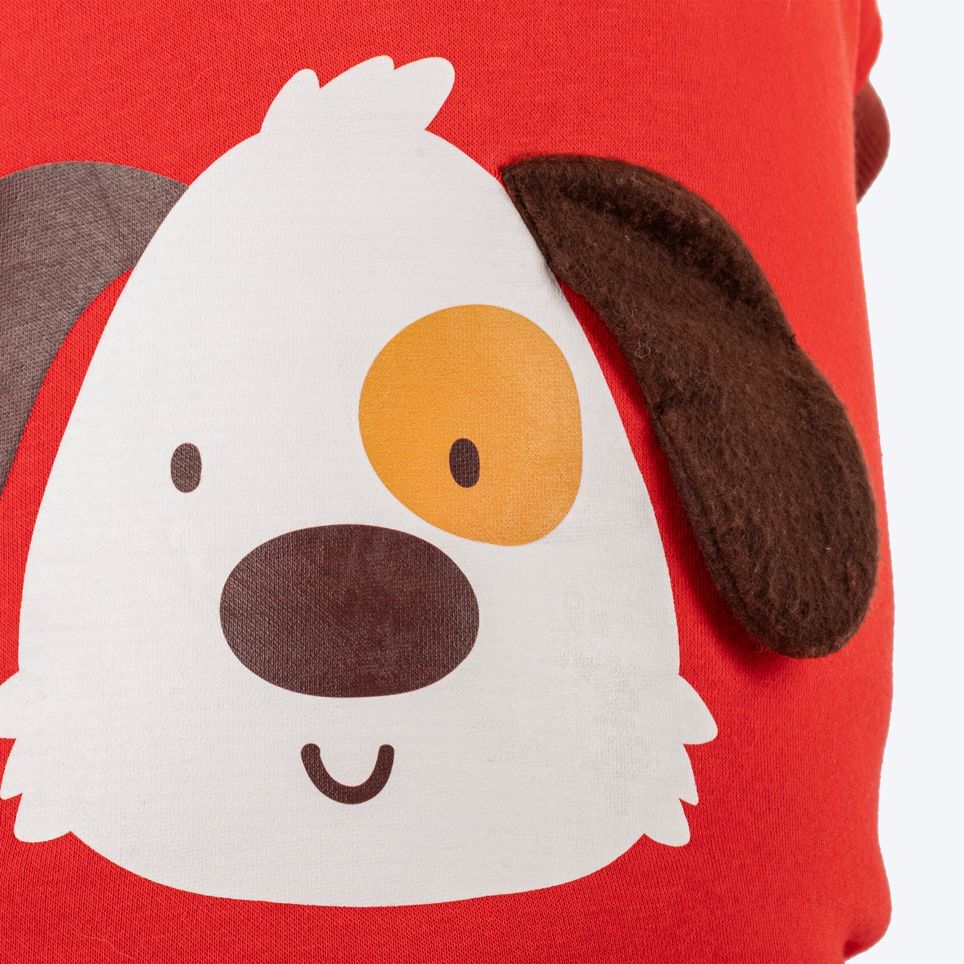 HUFT Woof Squad Sweatshirt For Dog - Red - Heads Up For Tails