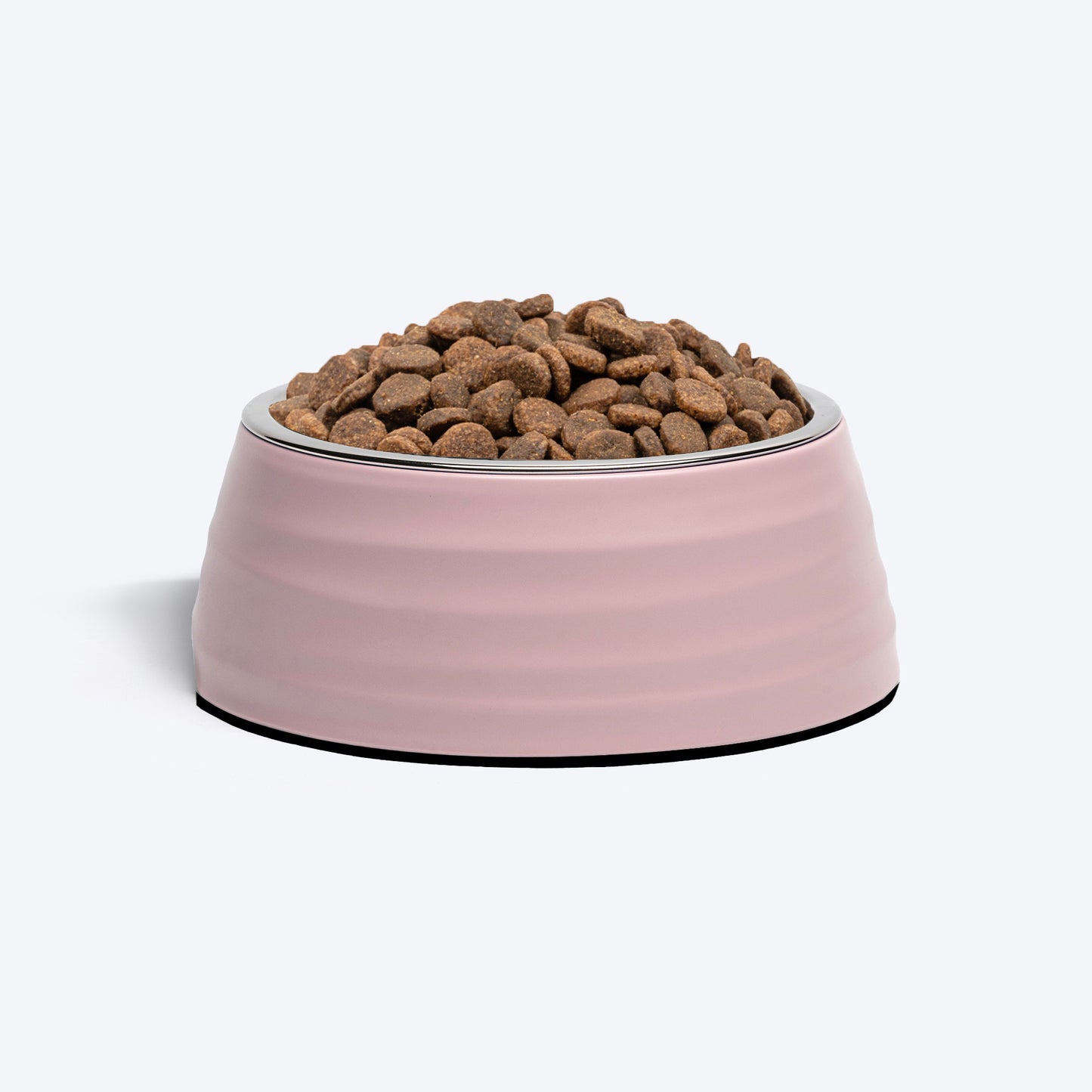 HUFT Breezy Basics Wave Embossed Melamine Bowl For Dog - Peach - Heads Up For Tails