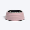 HUFT Breezy Basics Wave Embossed Melamine Bowl For Dog - Peach - Heads Up For Tails