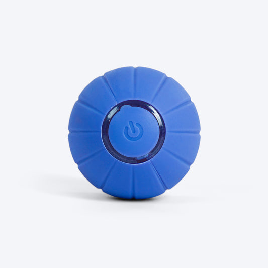 HUFT Meowtron Play Ball Interactive Toy For Cat - Blue - Heads Up For Tails