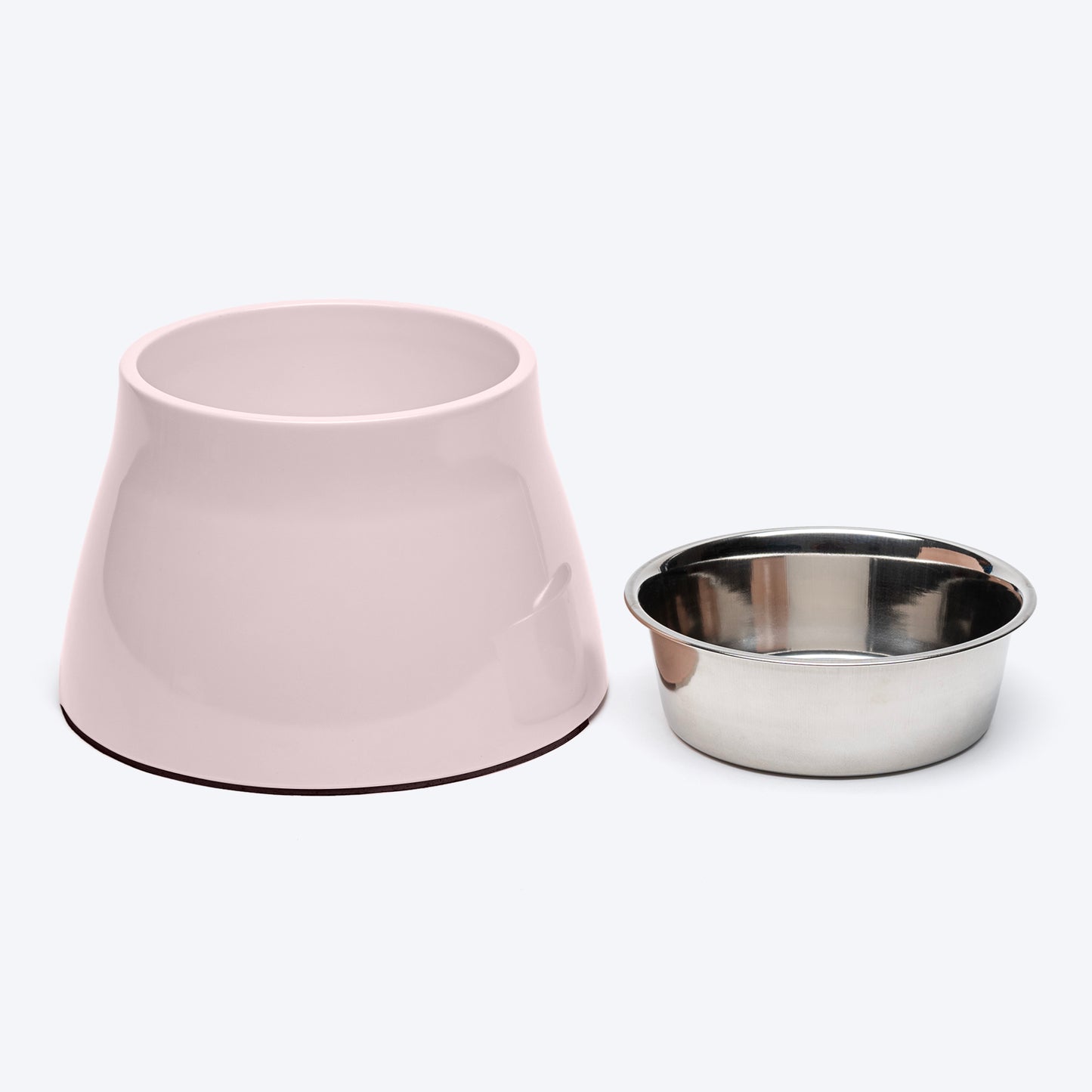 HUFT Breezy Basics Elevated Bowl For Dog - Peach