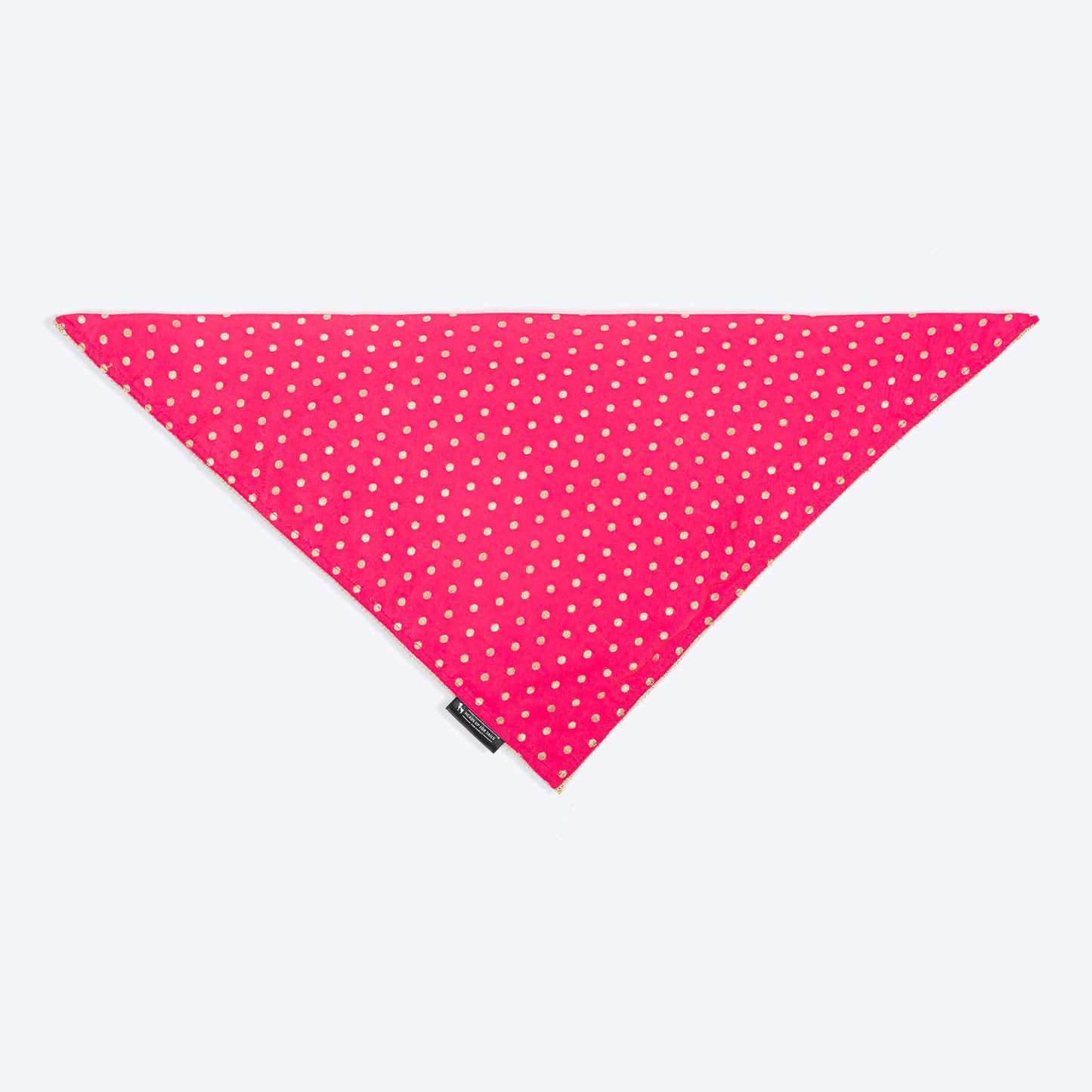 HUFT Desi Glam Knot Bandana For Dog - Pink - Heads Up For Tails