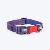 Dash Dog Padded Collar For Dog - Red & Purple