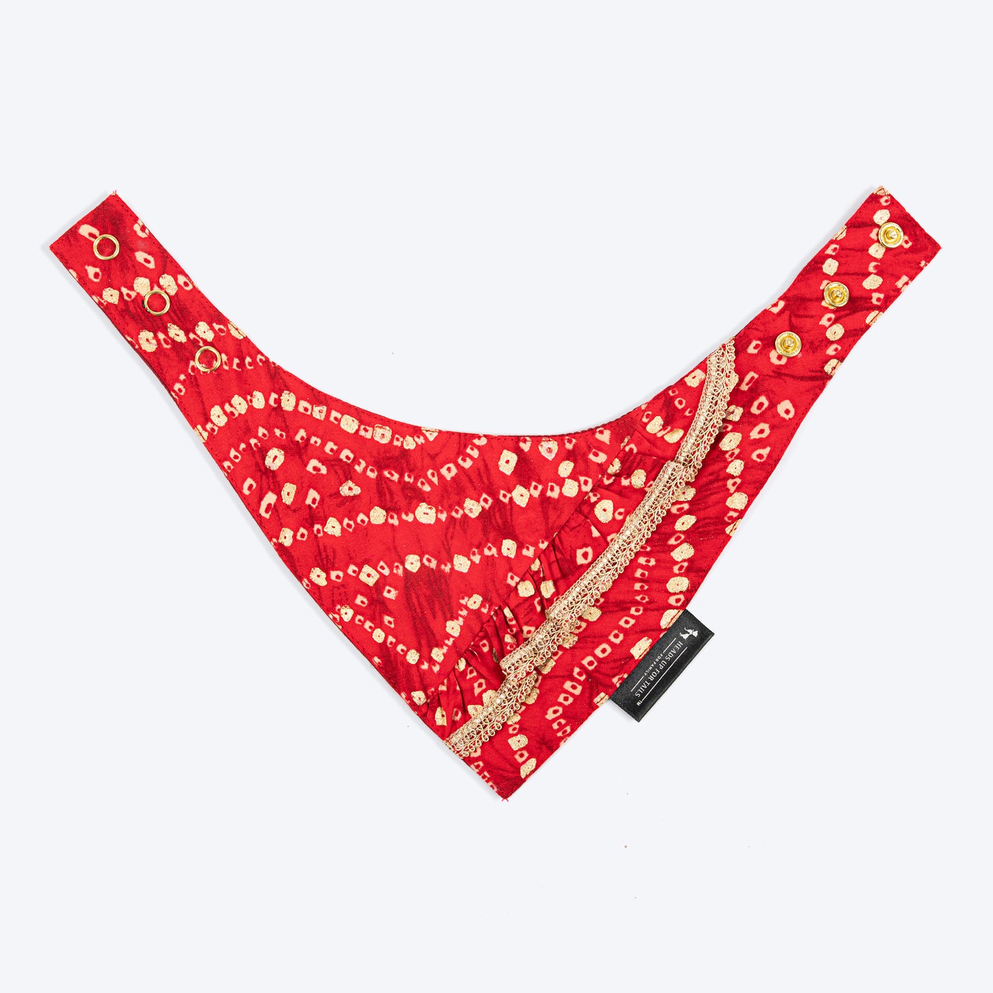 HUFT Super Sitara Scarf For Cat & Puppy - Red