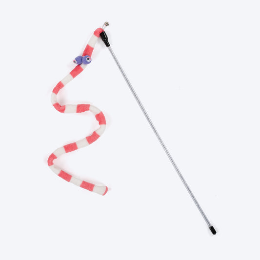 TLC Wiggly Worm Wand Toy For Cat - Assorted - Heads Up For Tails