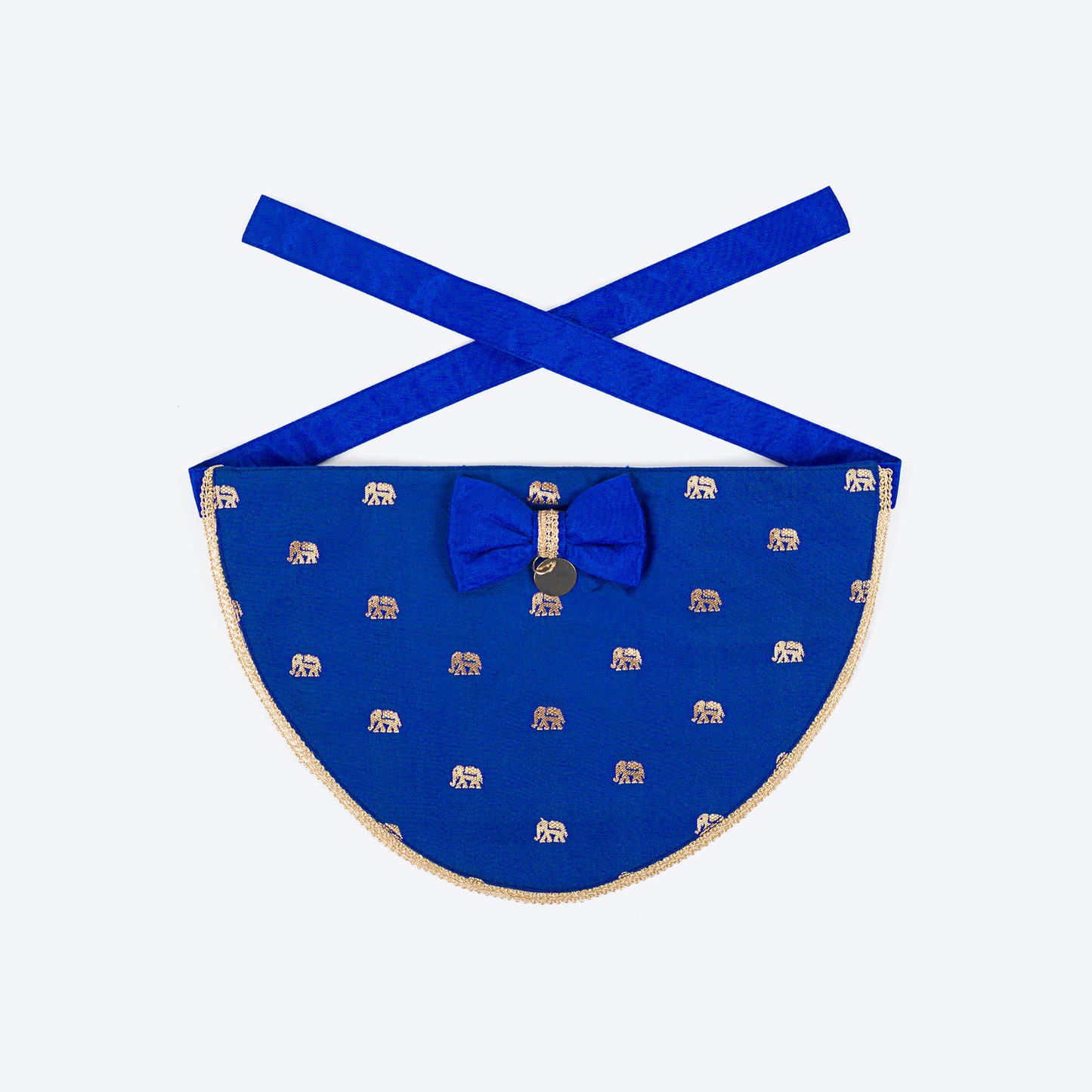 HUFT Royal Elephant Bandana For Dog - Royal Blue - Heads Up For Tails