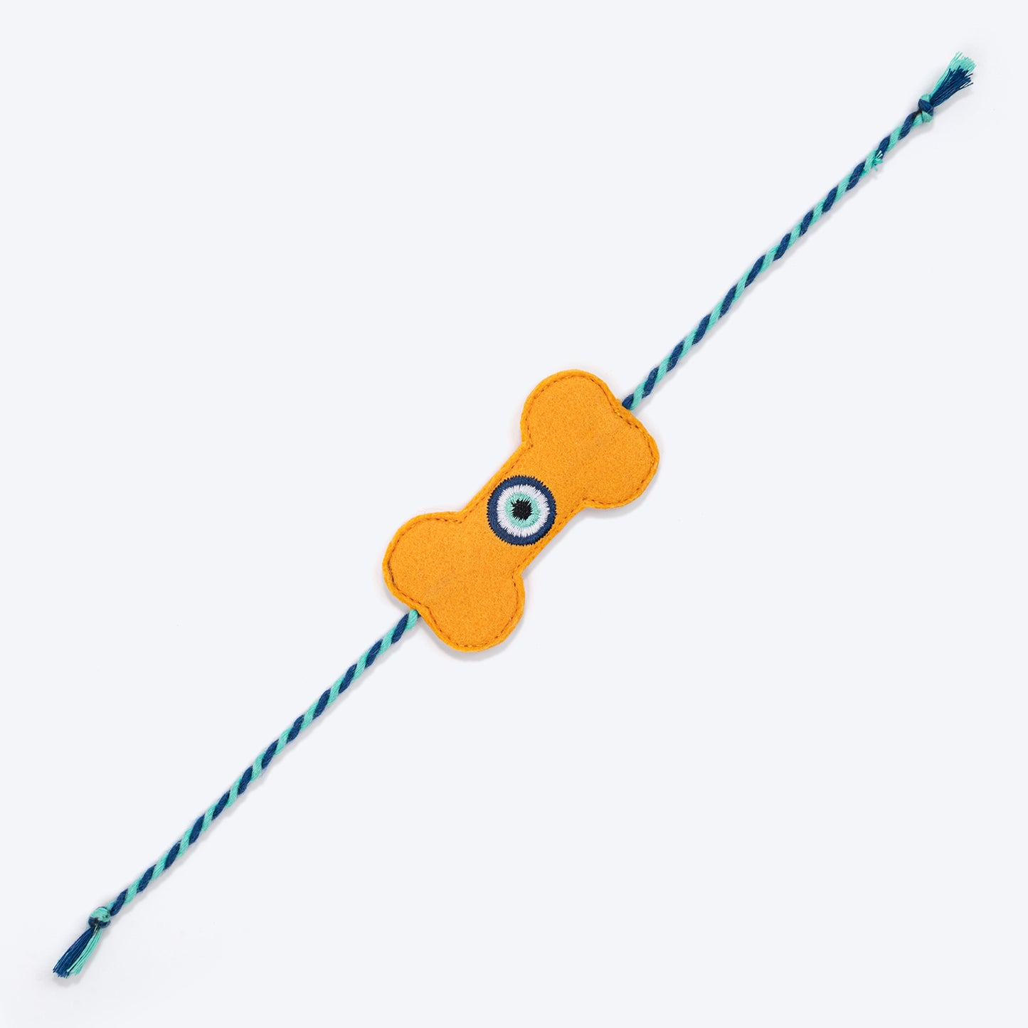 HUFT Nazar Buster Tie Rakhi For Dog & Cat - Yellow