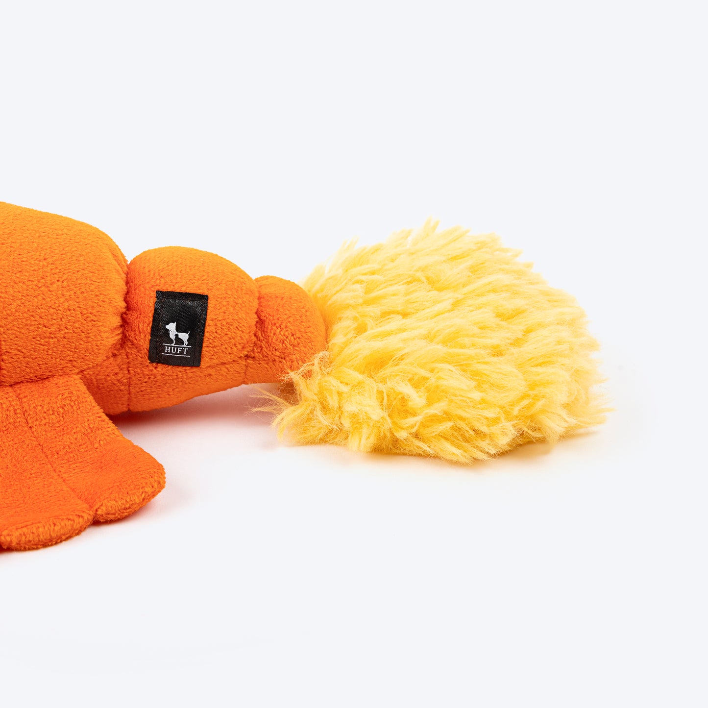 HUFT Scorpie Snugglebug Squeaky Plush Toy For Dog - Orange - Heads Up For Tails