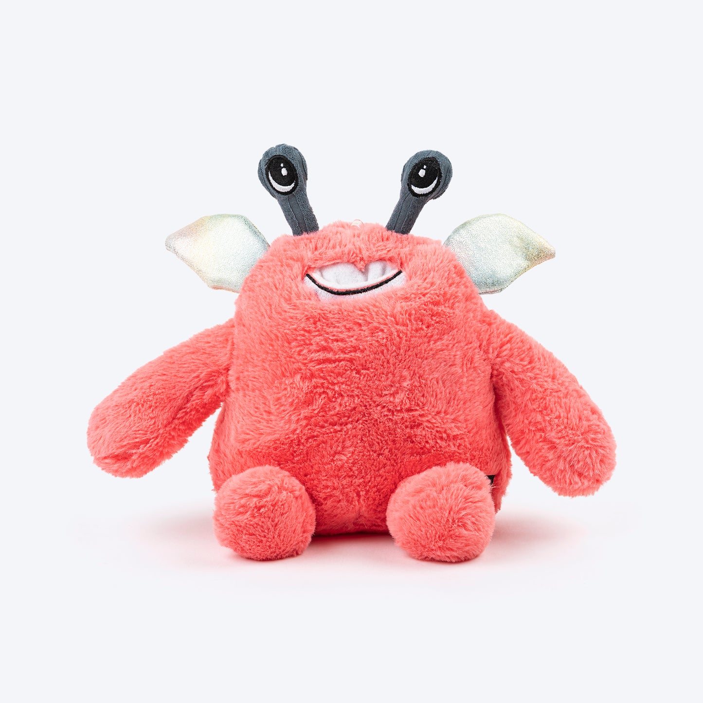 HUFT Pinka-Boo Squeaky Cuddle Plush Toy For Dog - Pink - Heads Up For Tails