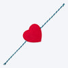 HUFT Dil Se Raksha Tie Rakhi For Dog & Cat - Red - Heads Up For Tails
