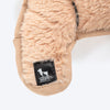 HUFT Snuggellama Squeaky Cuddle Plush Toy For Dog - Brown - Heads Up For Tails