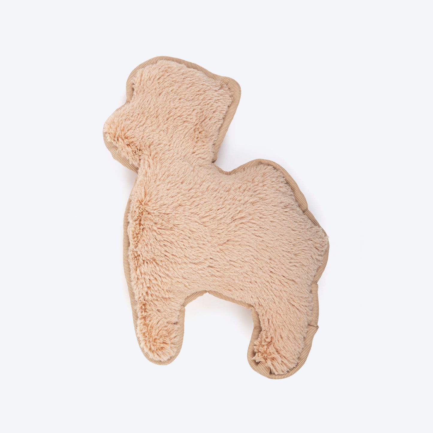 HUFT Snuggellama Squeaky Cuddle Plush Toy For Dog - Brown - Heads Up For Tails