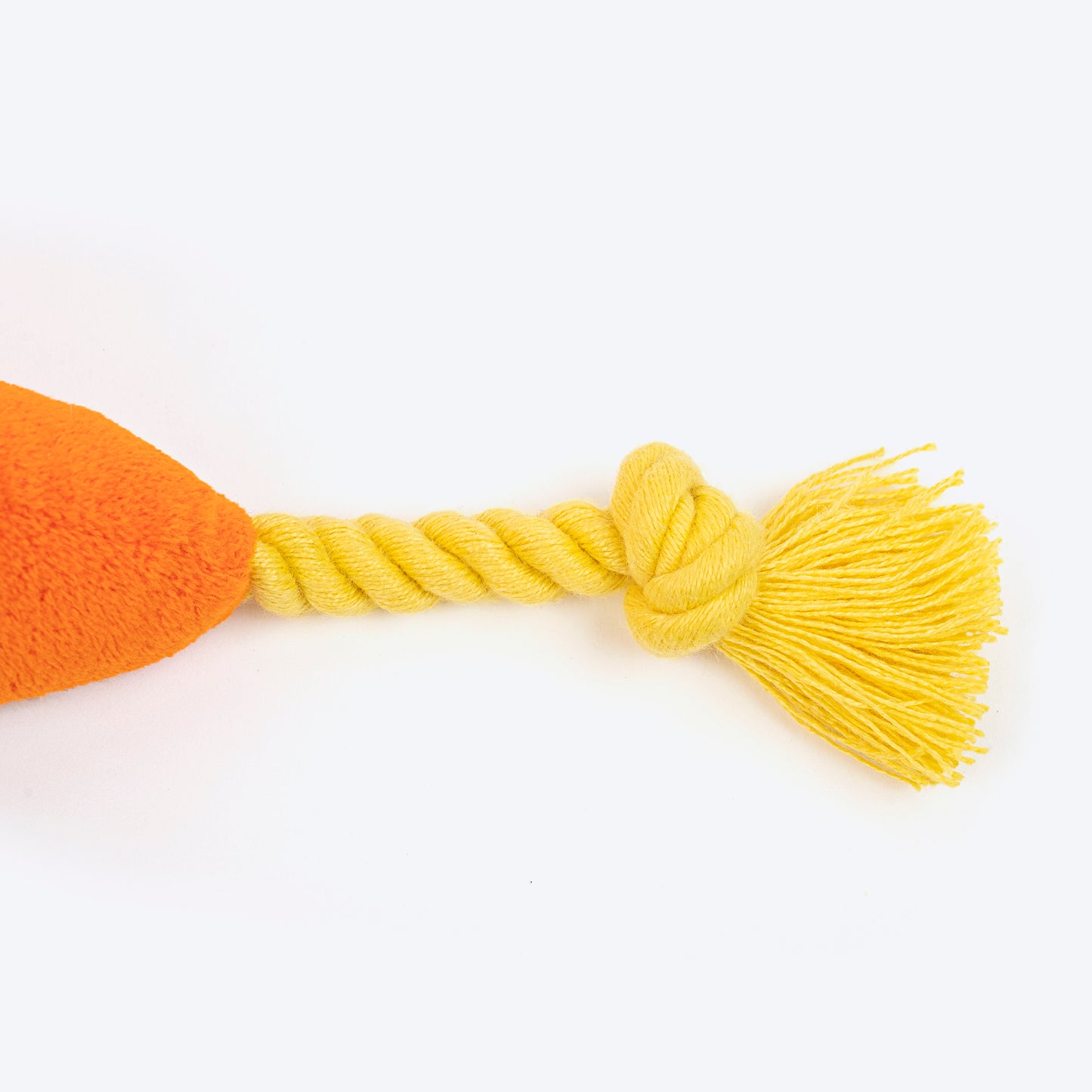 HUFT Plushosaurus Rex Squeaky Cuddle Plush Toy For Dog - Orange - Heads Up For Tails