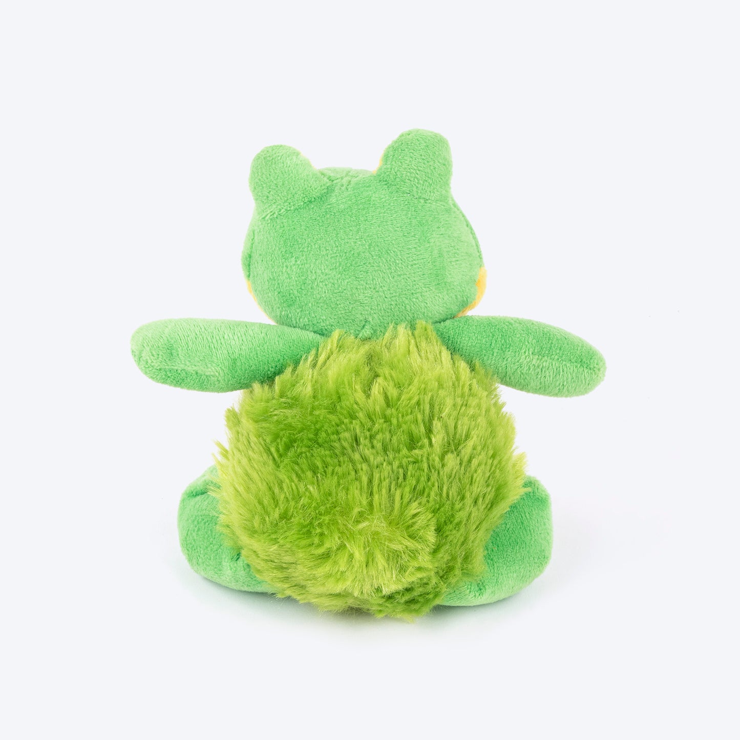 TLC Snuggle Frog Squeaky Plush Toy For Puppies & Small Dogs - Green - Heads Up For Tails