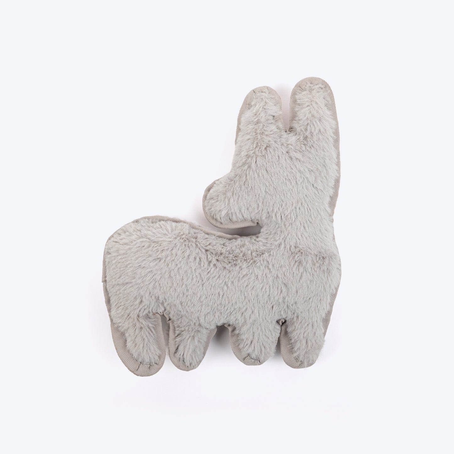 HUFT Funky Donkey Squeaky Cuddle Plush Toy For Dog - Grey - Heads Up For Tails