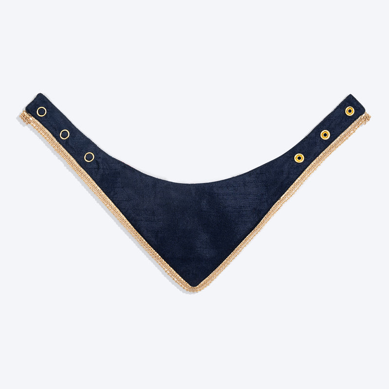 HUFT Rang Riwaz Scarf For Cat & Puppy - Blue - Heads Up For Tails