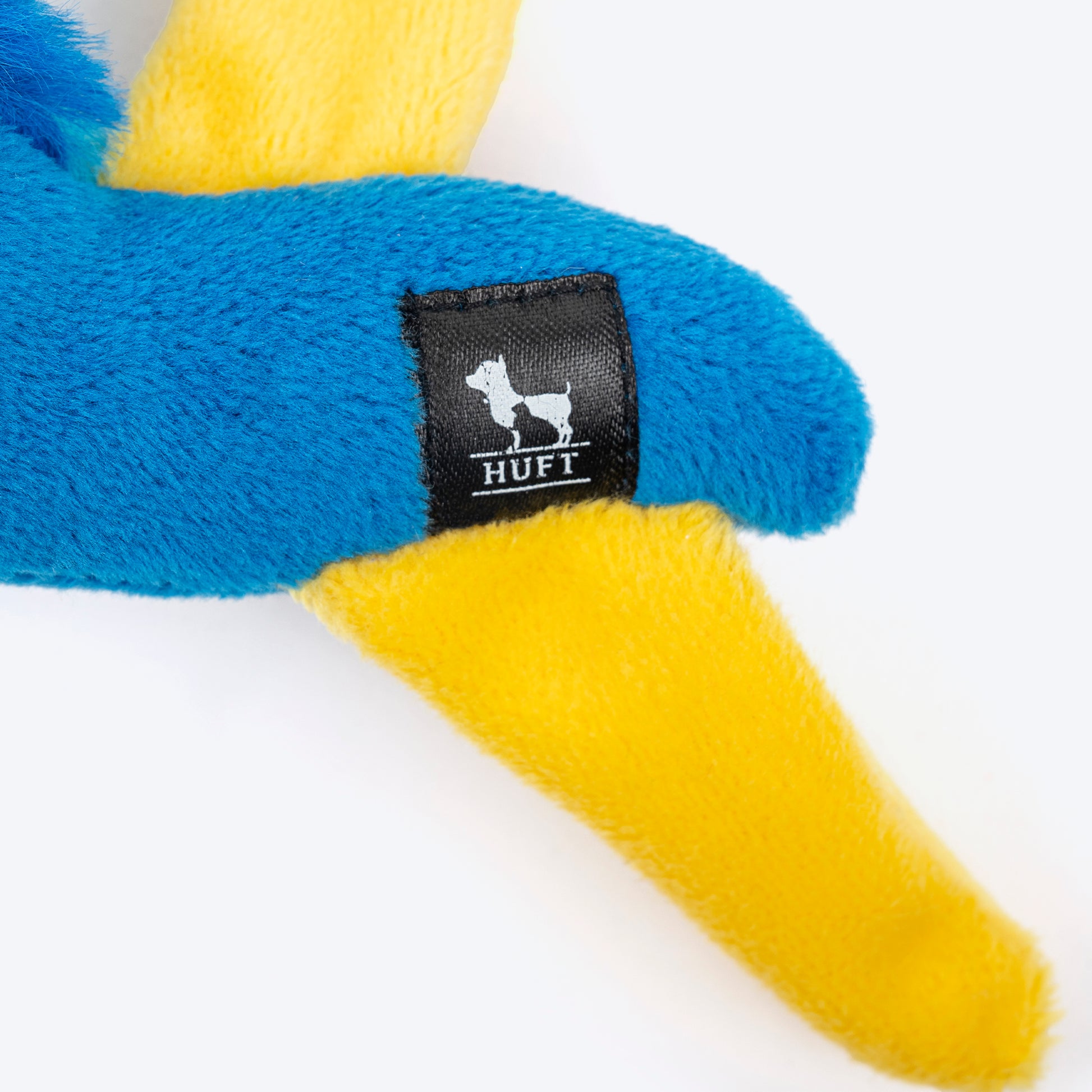 HUFT Swordiefish Squeaky Plush Toy For Dog - Blue - Heads Up For Tails