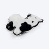 HUFT Mister Mooster Squeaky Cuddle Plush Toy For Dog - Black & White - Heads Up For Tails