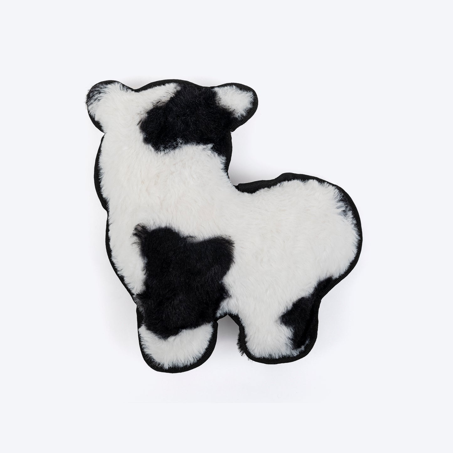 HUFT Mister Mooster Squeaky Cuddle Plush Toy For Dog - Black & White - Heads Up For Tails