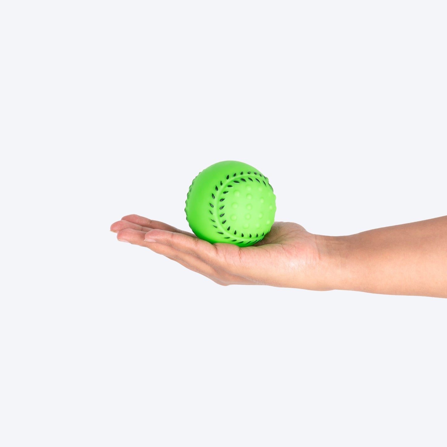 TLC Squeeshy Ball Chew Toy For Dog - Green - Heads Up For Tails