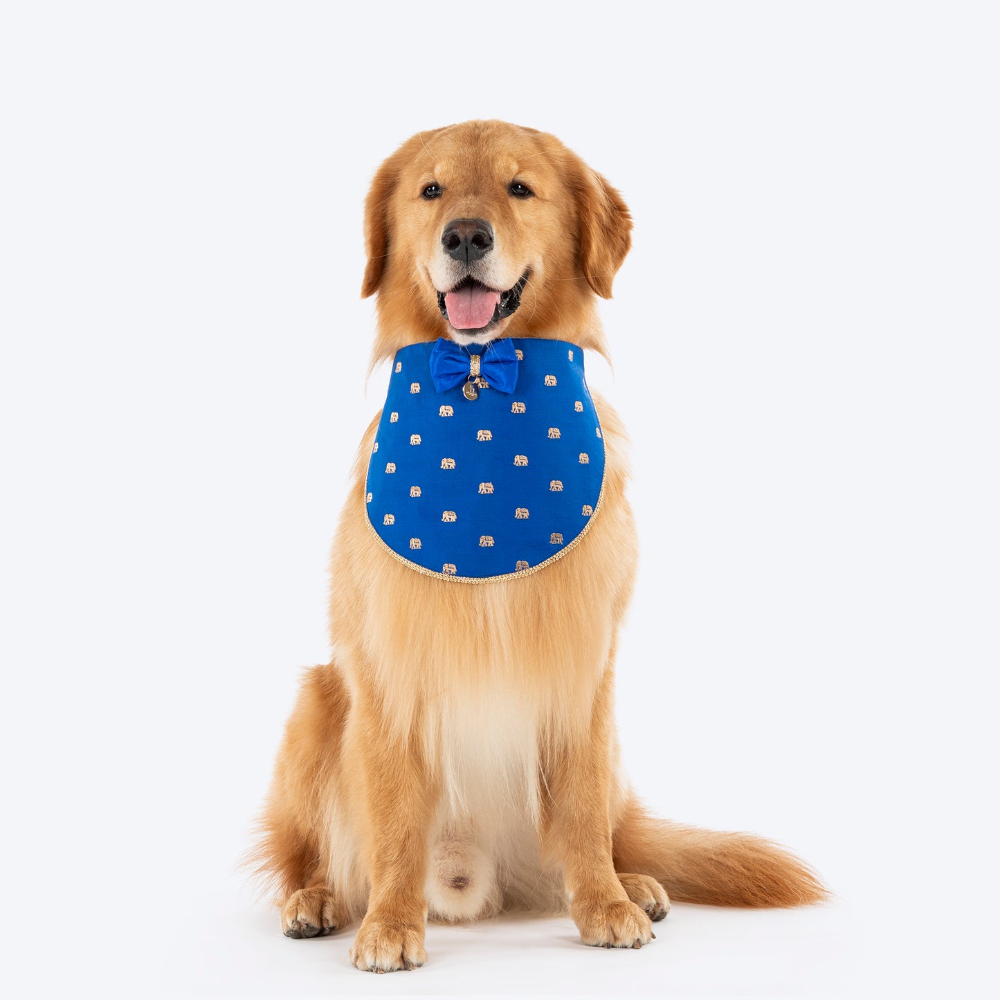 HUFT Royal Elephant Bandana For Dog - Royal Blue