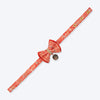HUFT Desi Bloom Bow Tie With Strap For Cat - Orange - Heads Up For Tails