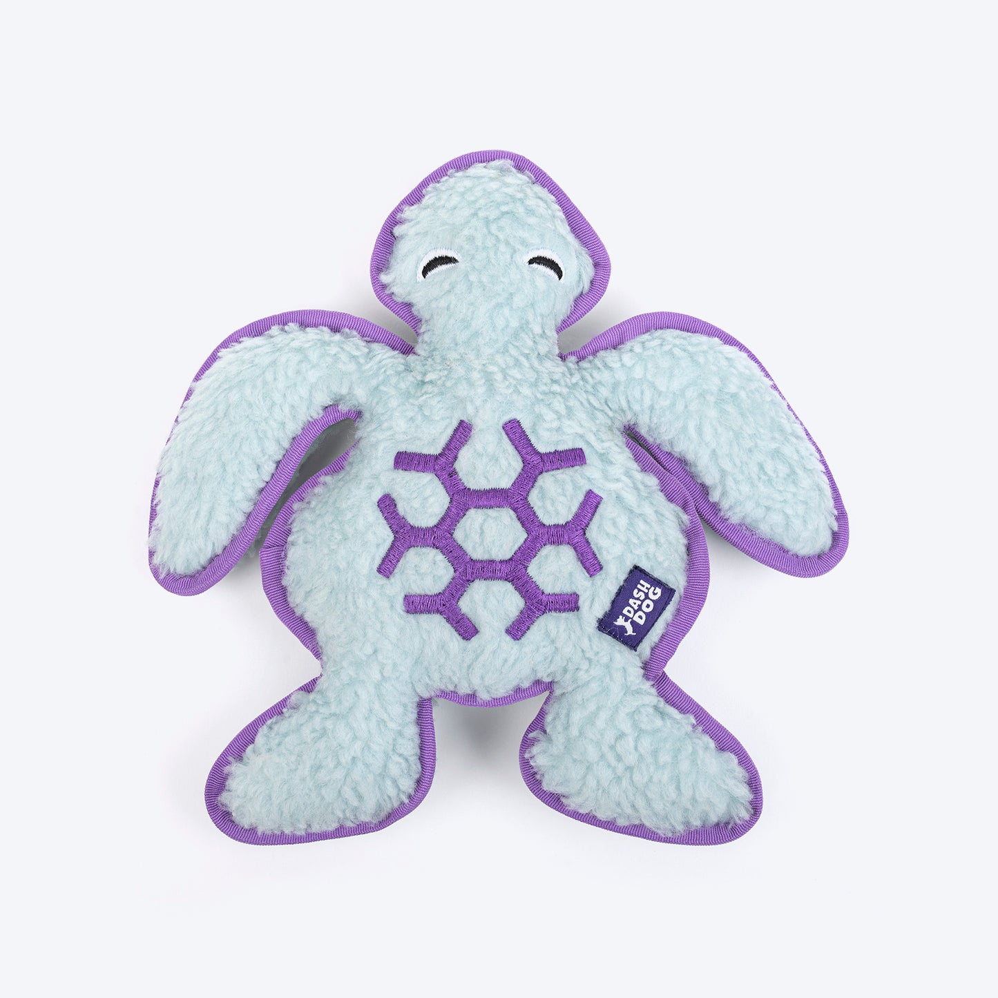 Dash Dog Tortie The Turtle Squeaky Plush Toy For Dog - Green - Heads Up For Tails