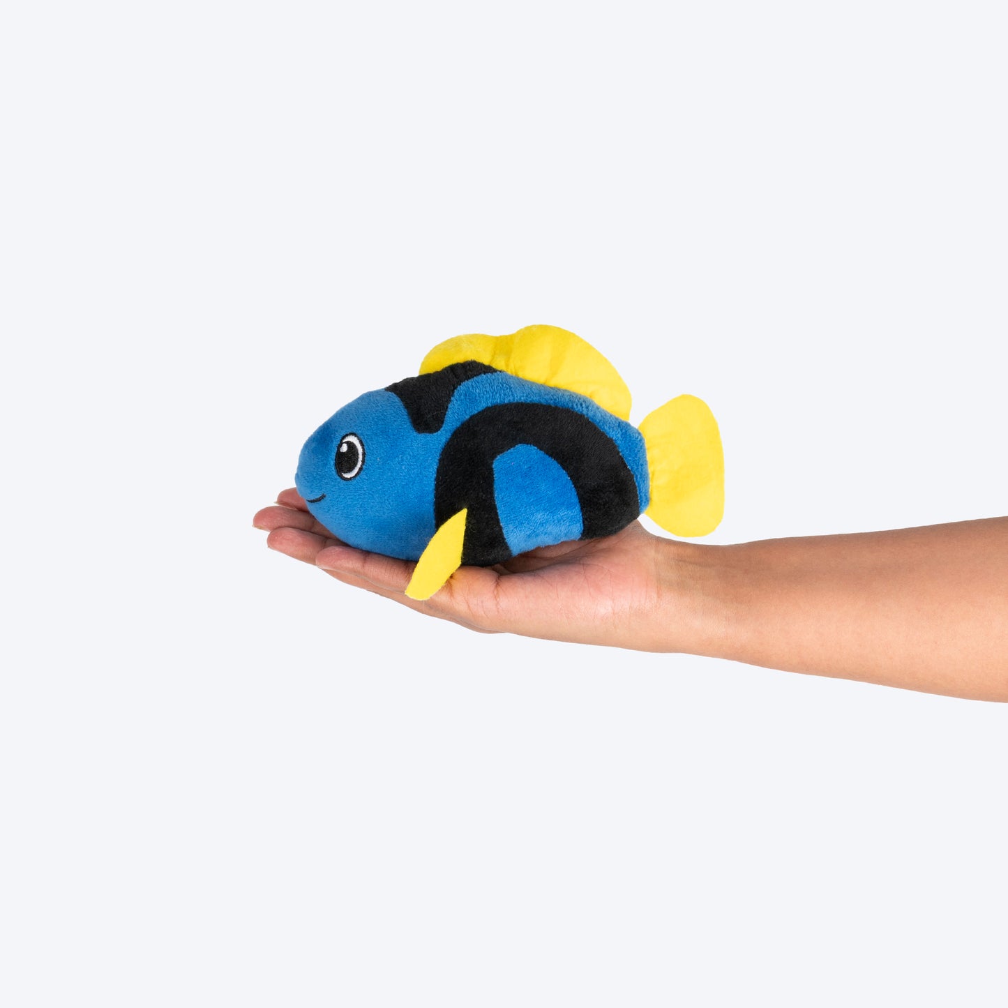 TLC Dory Squeaky Plush Toy For Puppies & Small Dogs - Blue - Heads Up For Tails