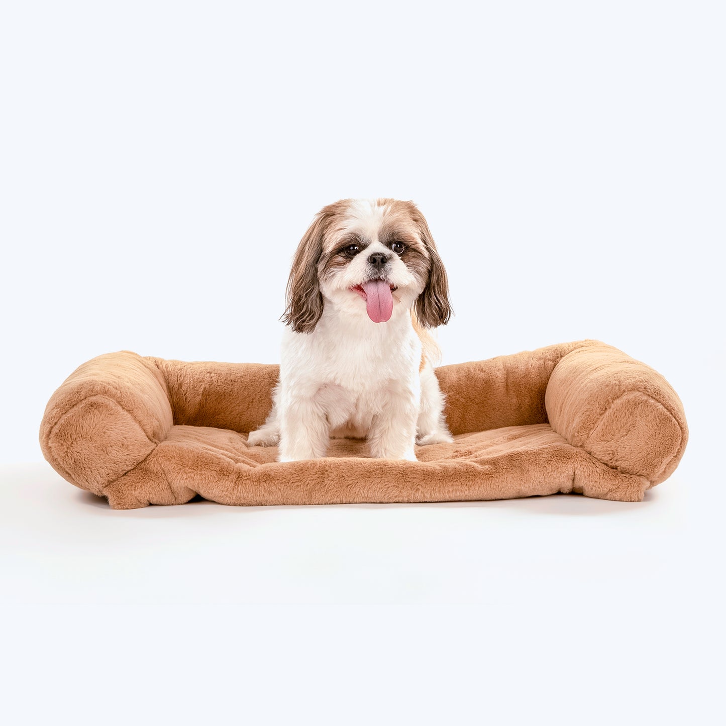 HUFT Fluffy Dreams Sofa Protector For Dogs - Brown (Made To Order) - Heads Up For Tails