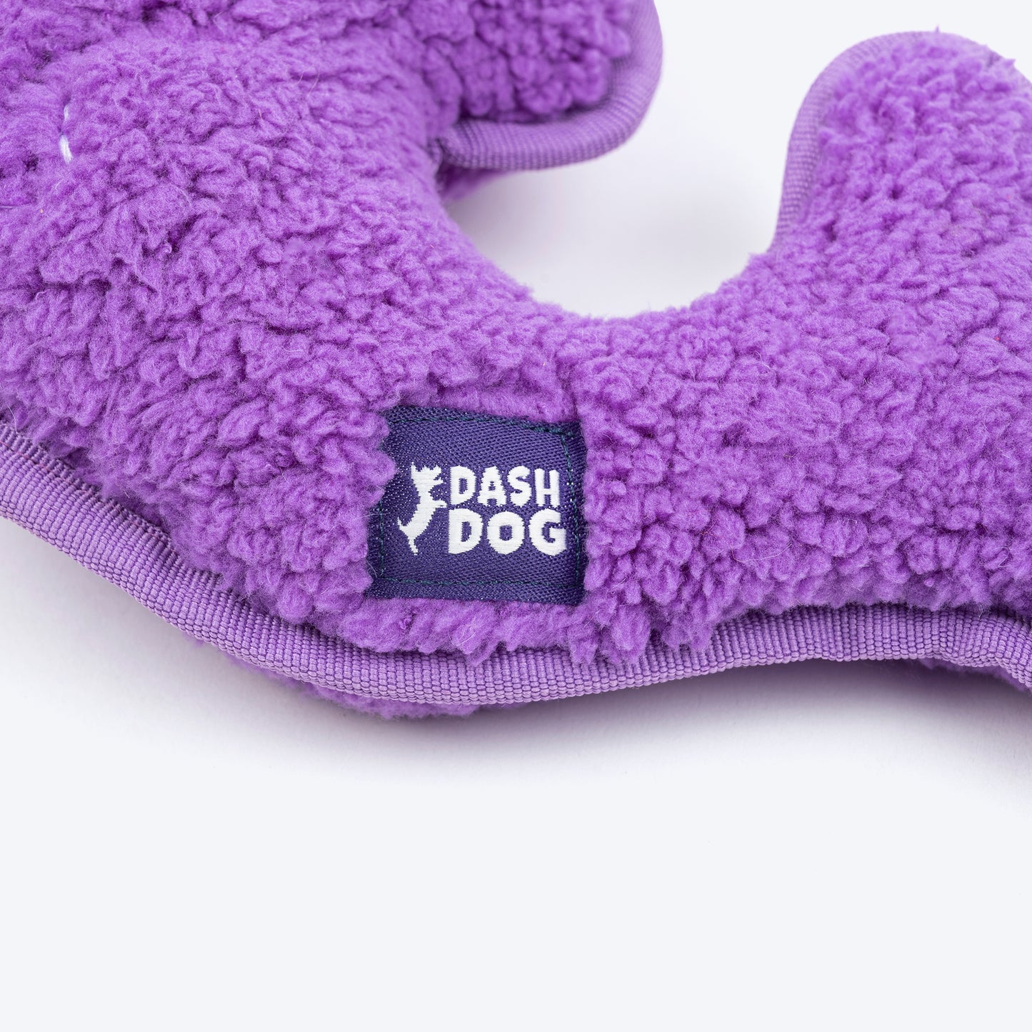 Dash Dog Wowie The Whale Squeaky Plush Toy For Dog - Purple - Heads Up For Tails
