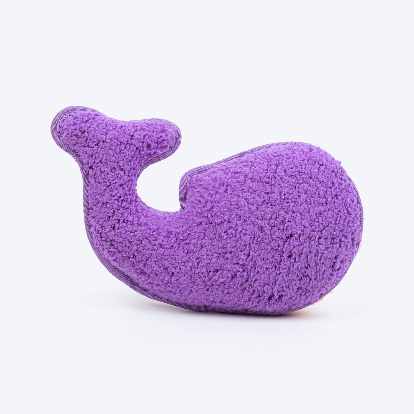Dash Dog Wowie The Whale Squeaky Plush Toy For Dog - Purple - Heads Up For Tails