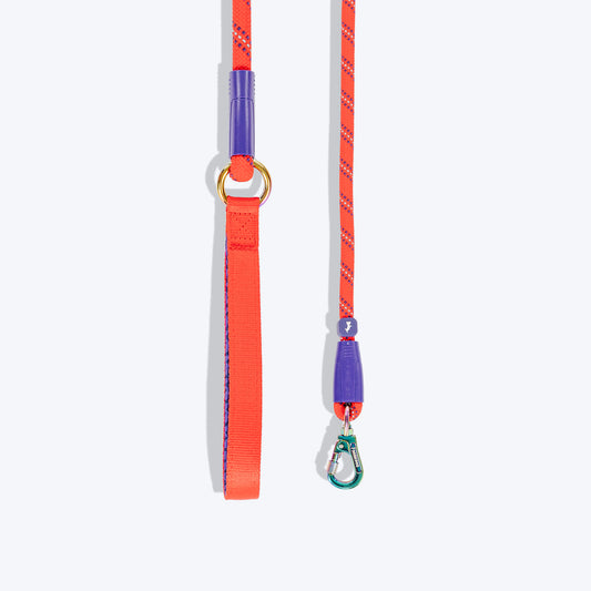 Dash Dog Chaser Rope Leash For Dog - Red