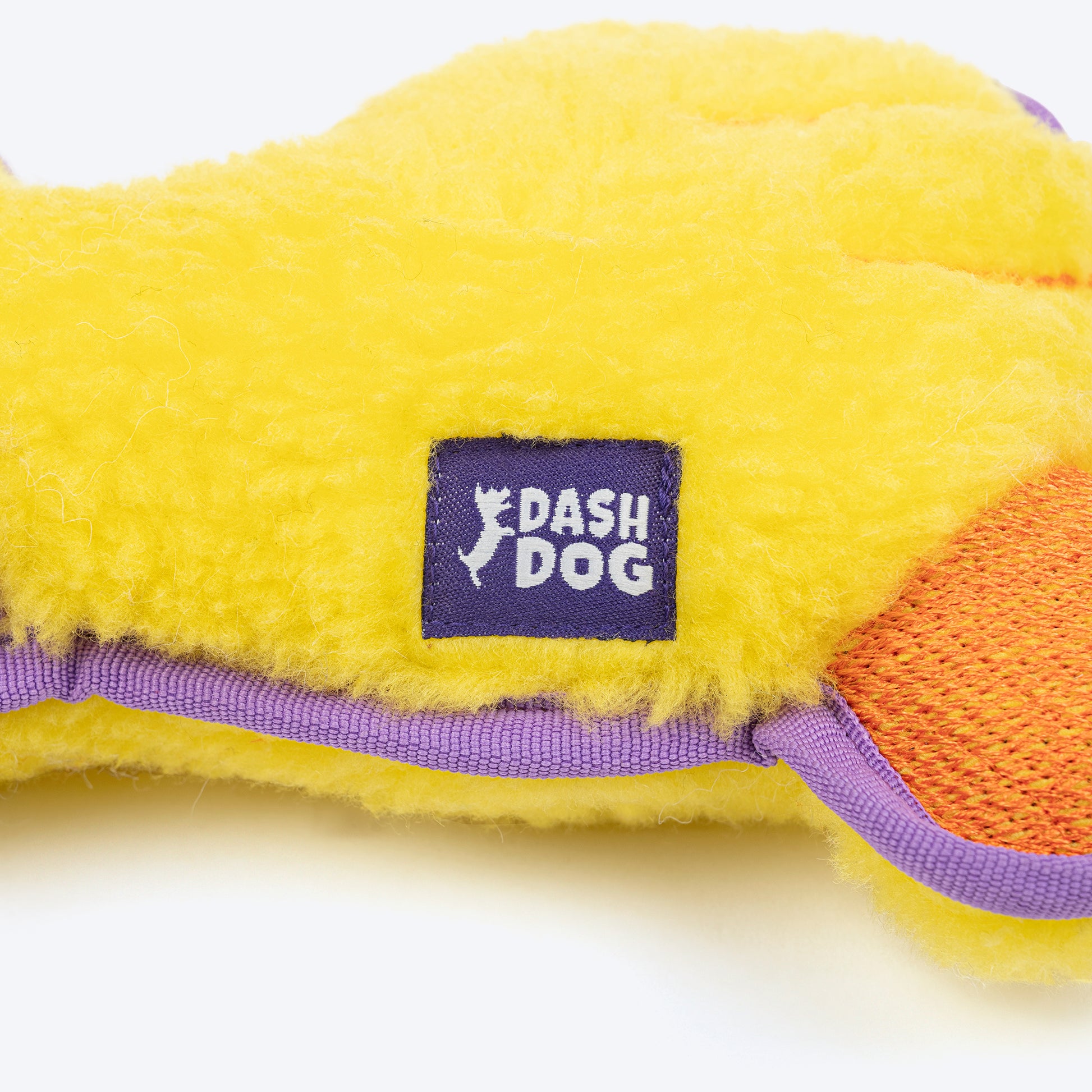 Dash Dog Perry The Pelican Squeaky Plush Toy For Dog - Yellow - Heads Up For Tails
