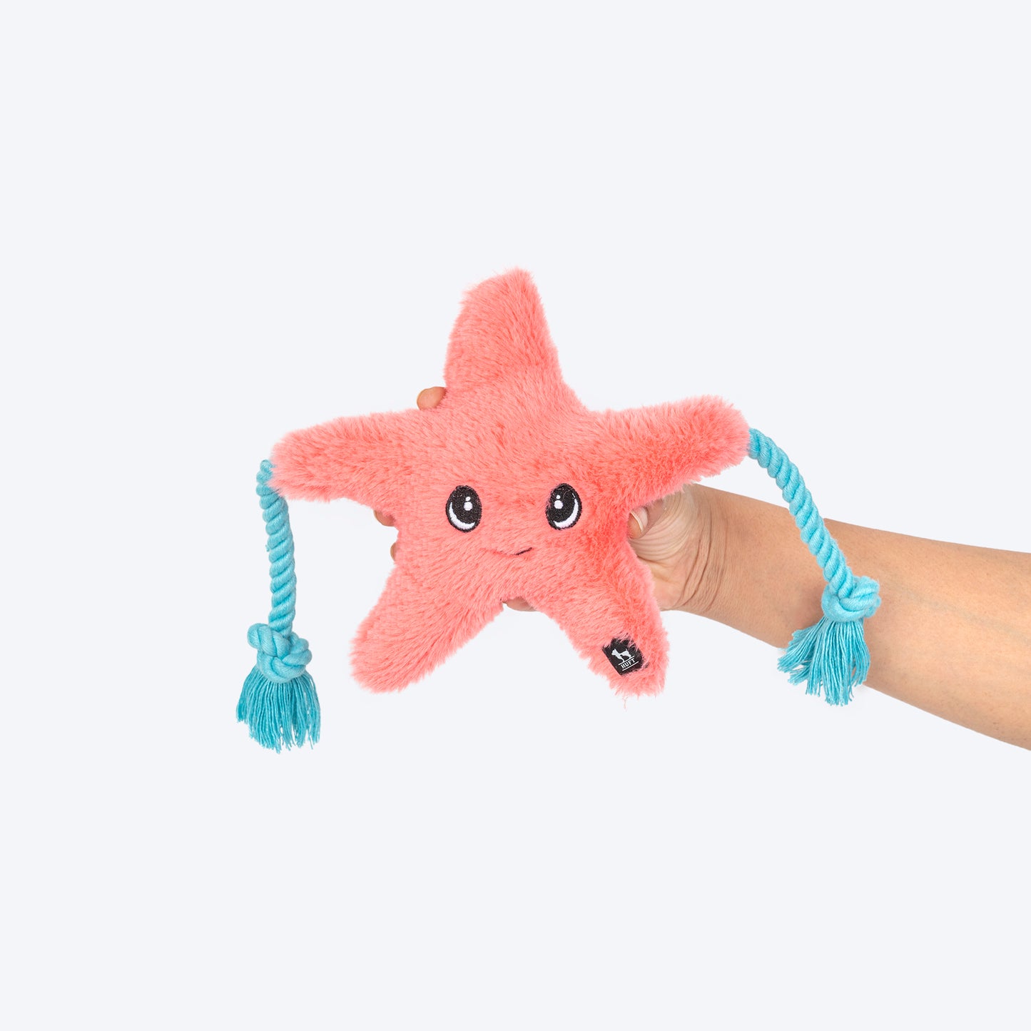 HUFT Sandy The Starfish Squeaky Plush Toy For Dog - Pink - Heads Up For Tails