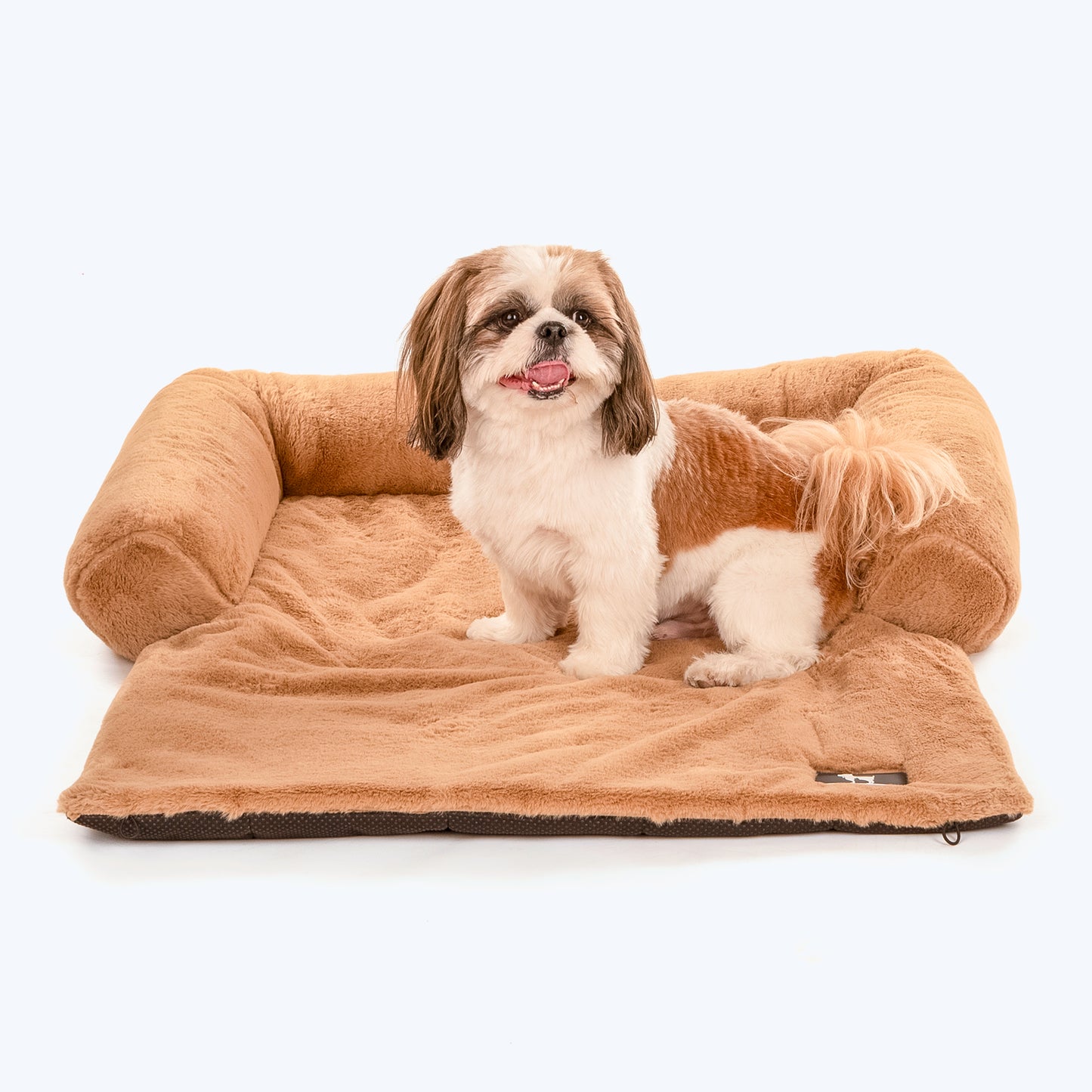 HUFT Fluffy Dreams Sofa Protector For Dogs - Brown (Made To Order) - Heads Up For Tails