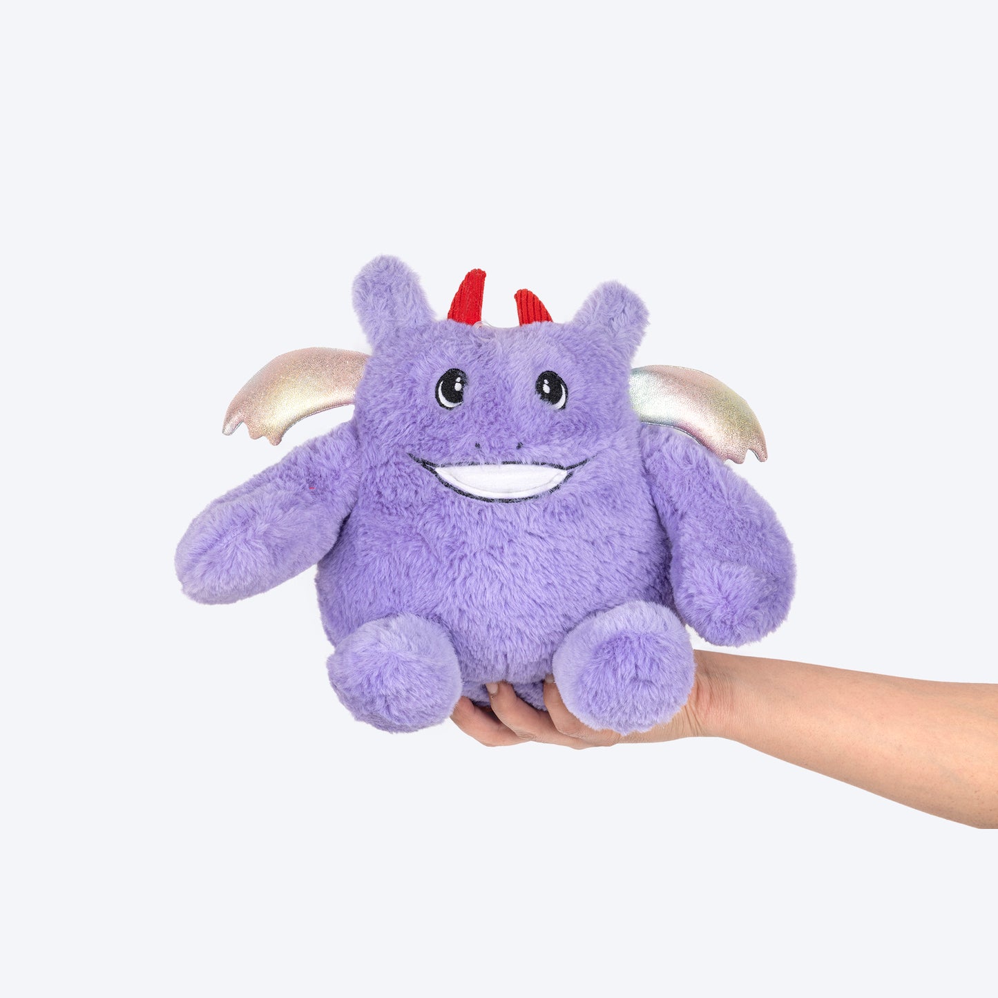 HUFT Purply-Boo With Squeaky Cuddle Plush Toy For Dog - Purple - Heads Up For Tails