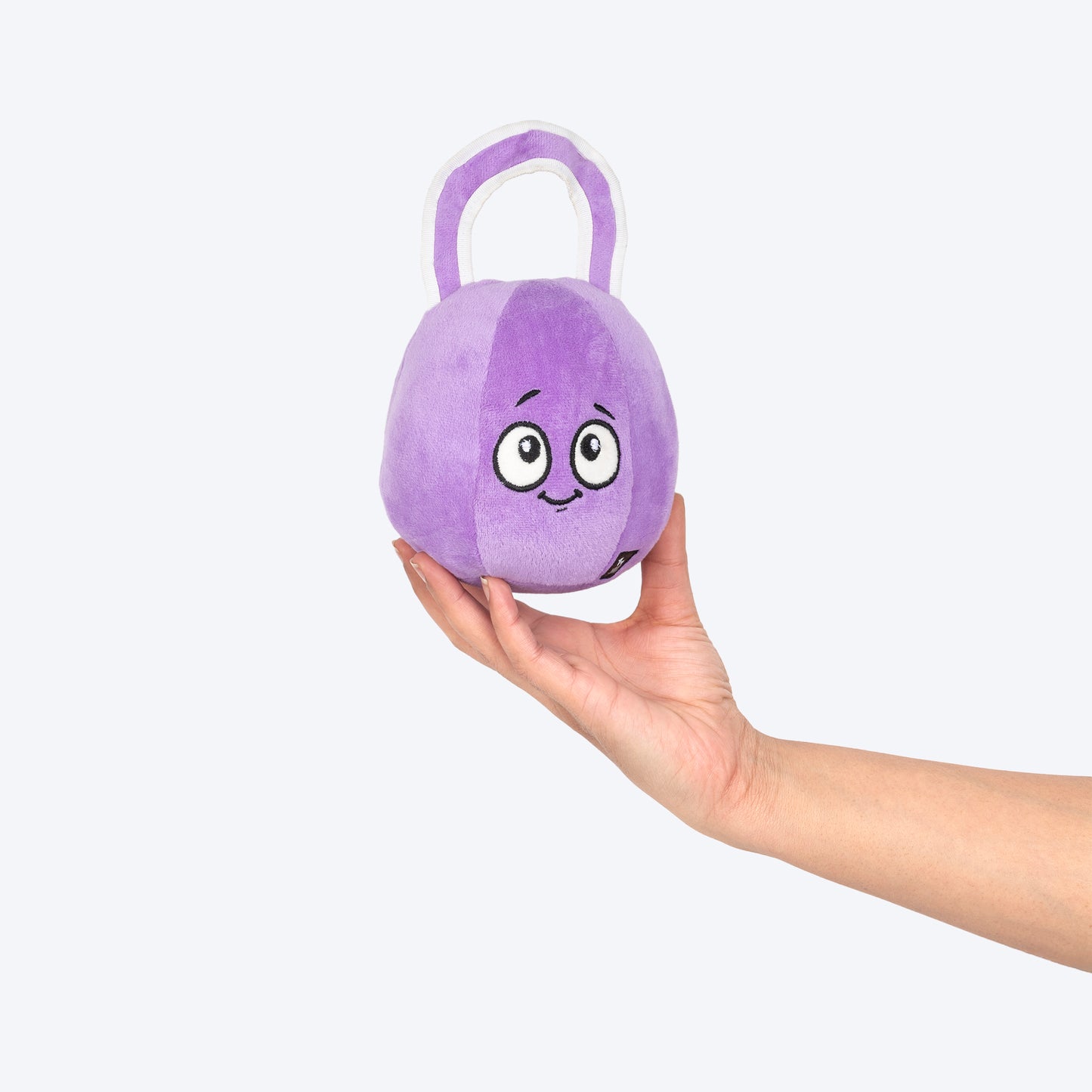 HUFT Pumped Puppers Squeaky Plush Toy For Dog - Purple - Heads Up For Tails