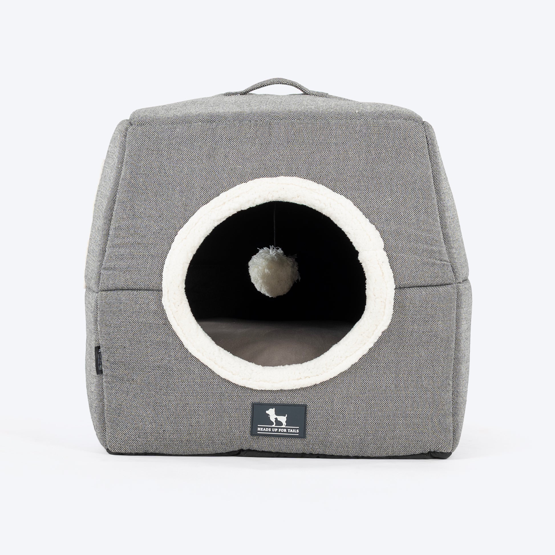 HUFT Furbulous Tent Bed For Cat - Grey - Heads Up For Tails