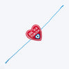 HUFT Dil Ka Tukda Tie Rakhi For Dog & Cat - Red