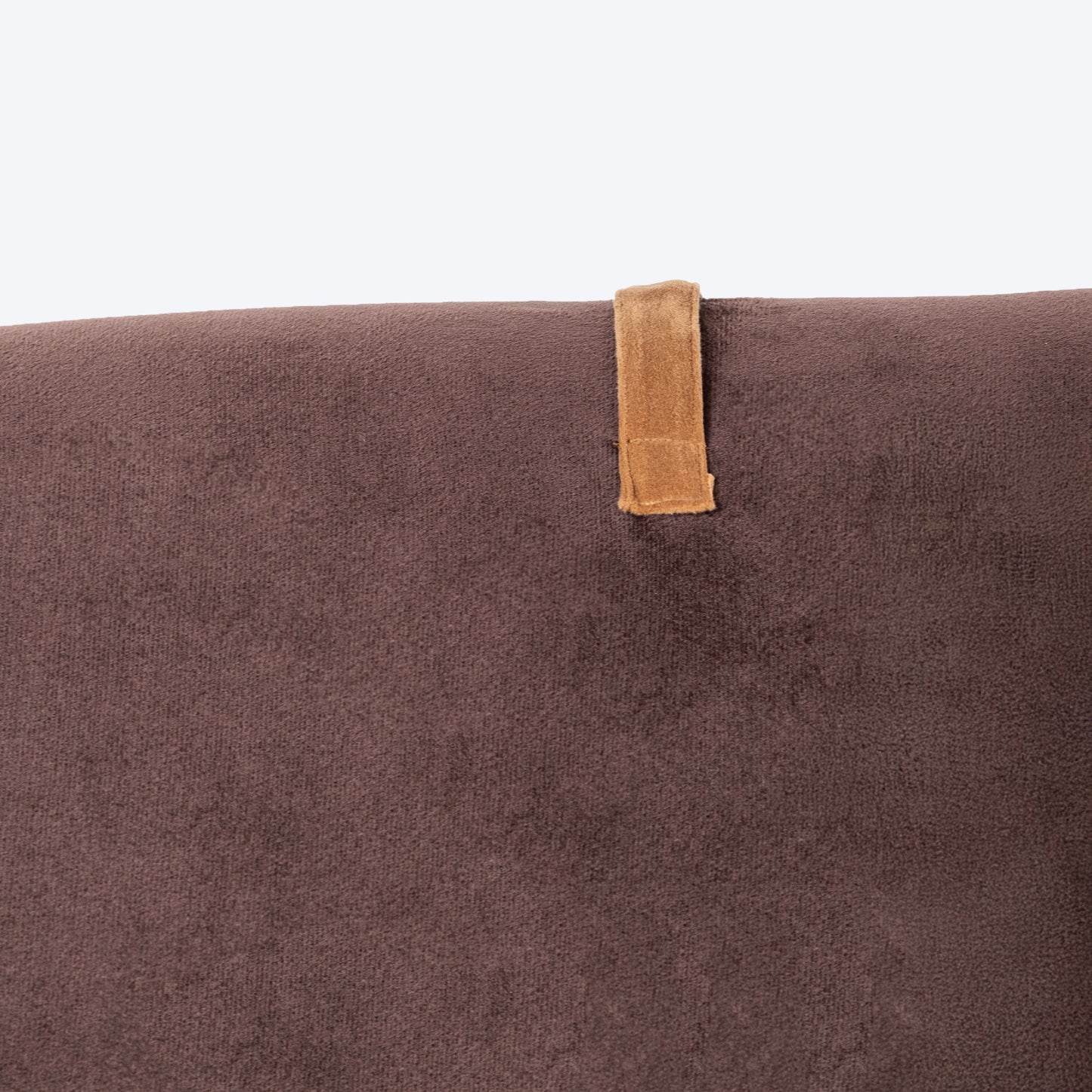 TLC Cave Bedding With Removable Cushion For Dog & Cat - Dark Brown & Beige - Heads Up For Tails