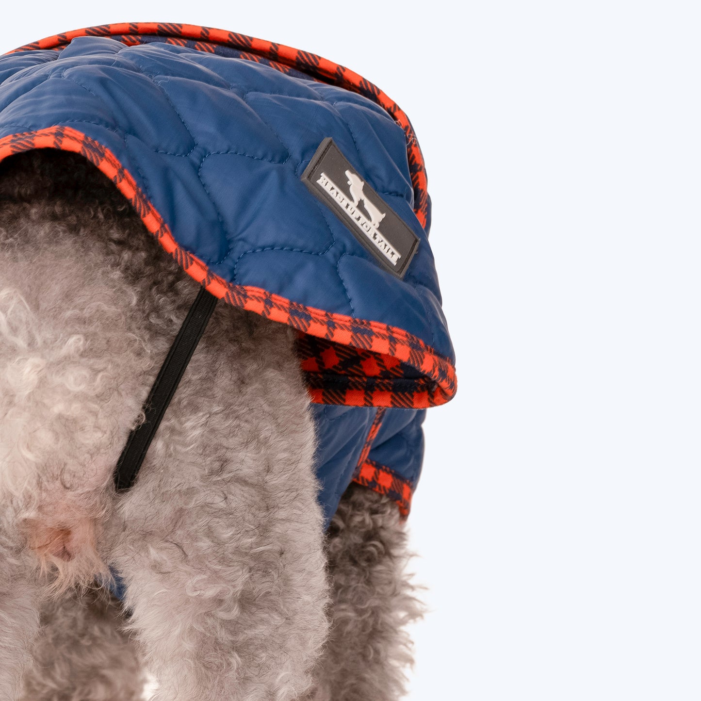 HUFT Grrberry Quilted Dog Jacket - Teal Blue - Heads Up For Tails