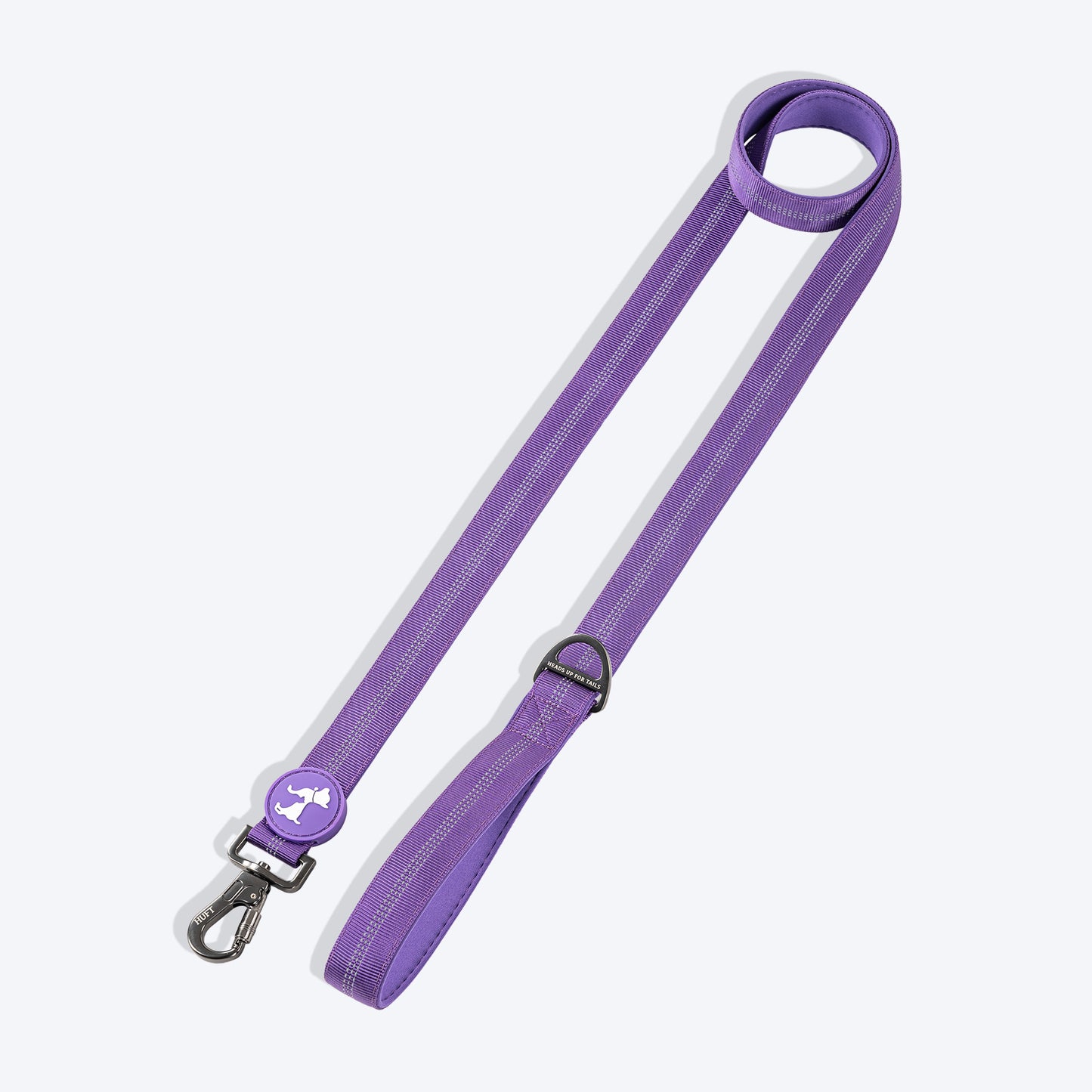 HUFT Comfort Plus Leash For Dog - Purple - Heads Up For Tails