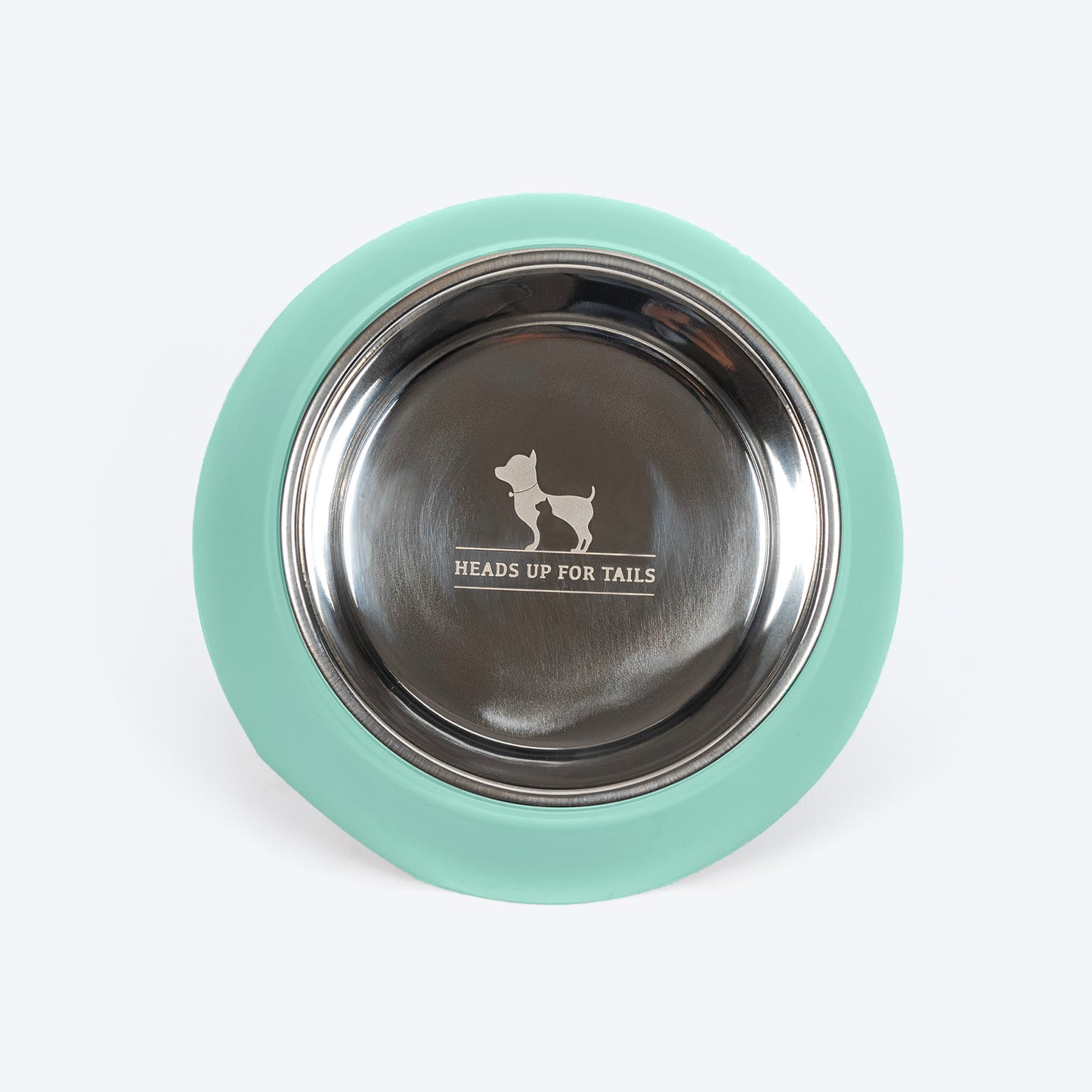 HUFT Breezy Basics Elevated Bowl For Dog - Pastel Green - Heads Up For Tails