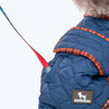 HUFT Grrberry Quilted Dog Jacket - Teal Blue - Heads Up For Tails