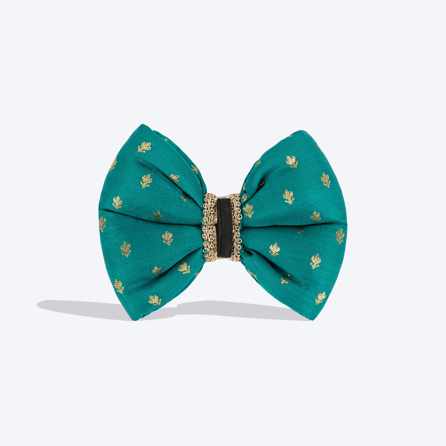 HUFT Desi Dazzle Bow Tie For Dog - Green