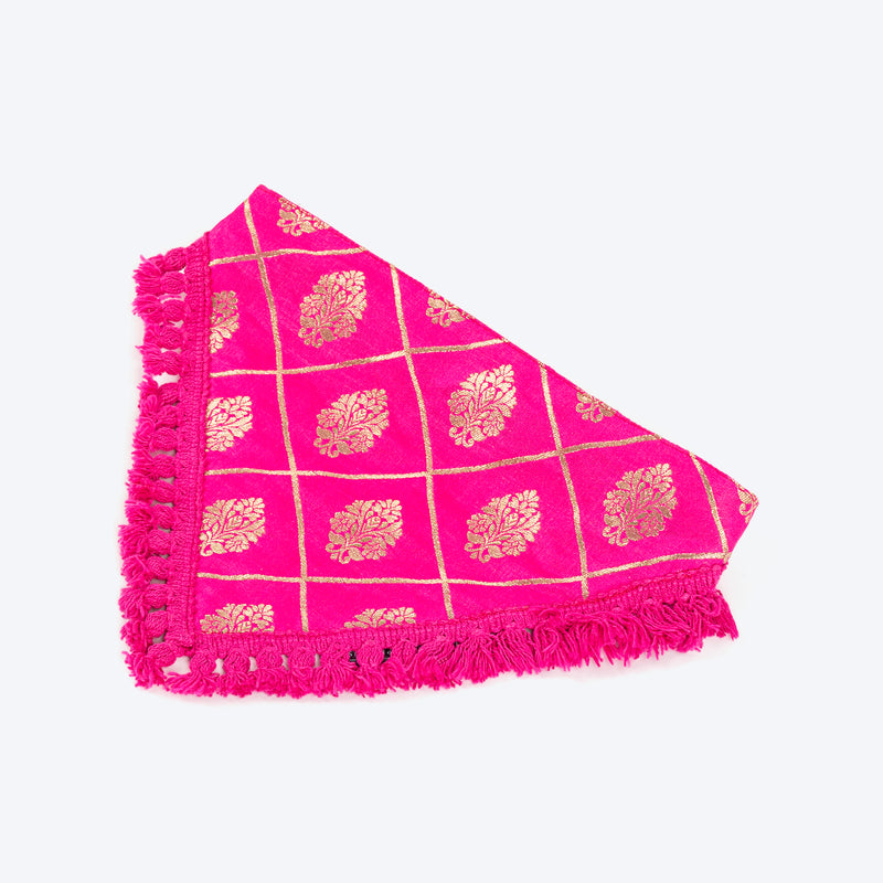 HUFT Gulabi Glow Bandana For Dog - Pink - Heads Up For Tails
